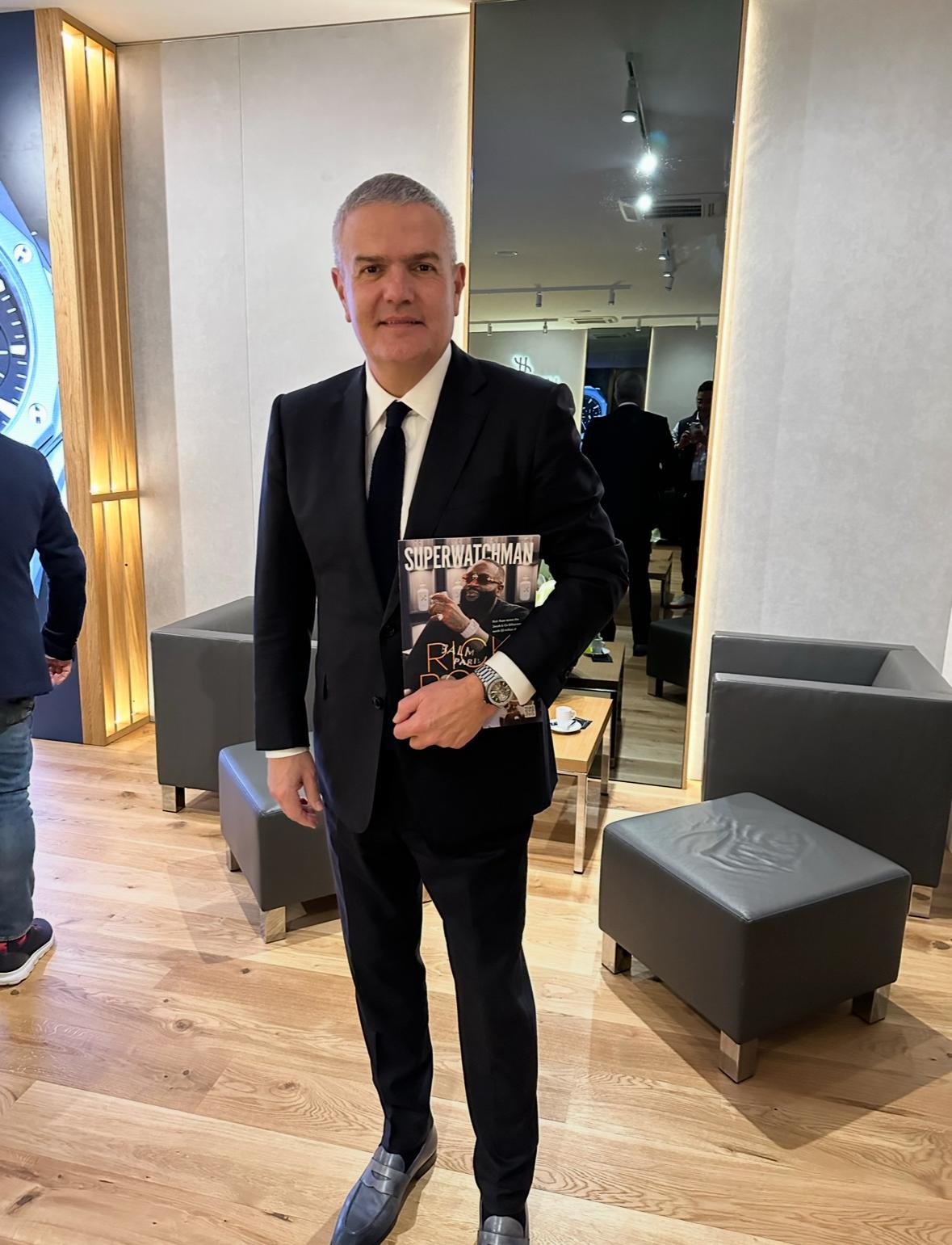 Ricardo Guadalupe with Superwatchman Magazine
